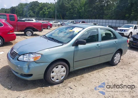 2007 Toyota Corolla Ce z USA, uszkodzony, nr VIN 2T1BR32E77C791491
